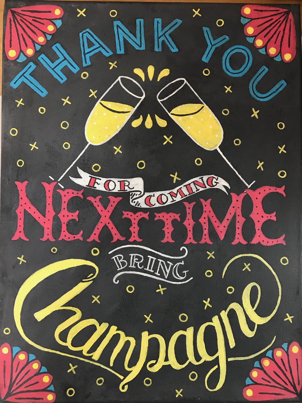 1000x1333 Thank You For Coming Painting Emily As An Artist - Thank You Painting