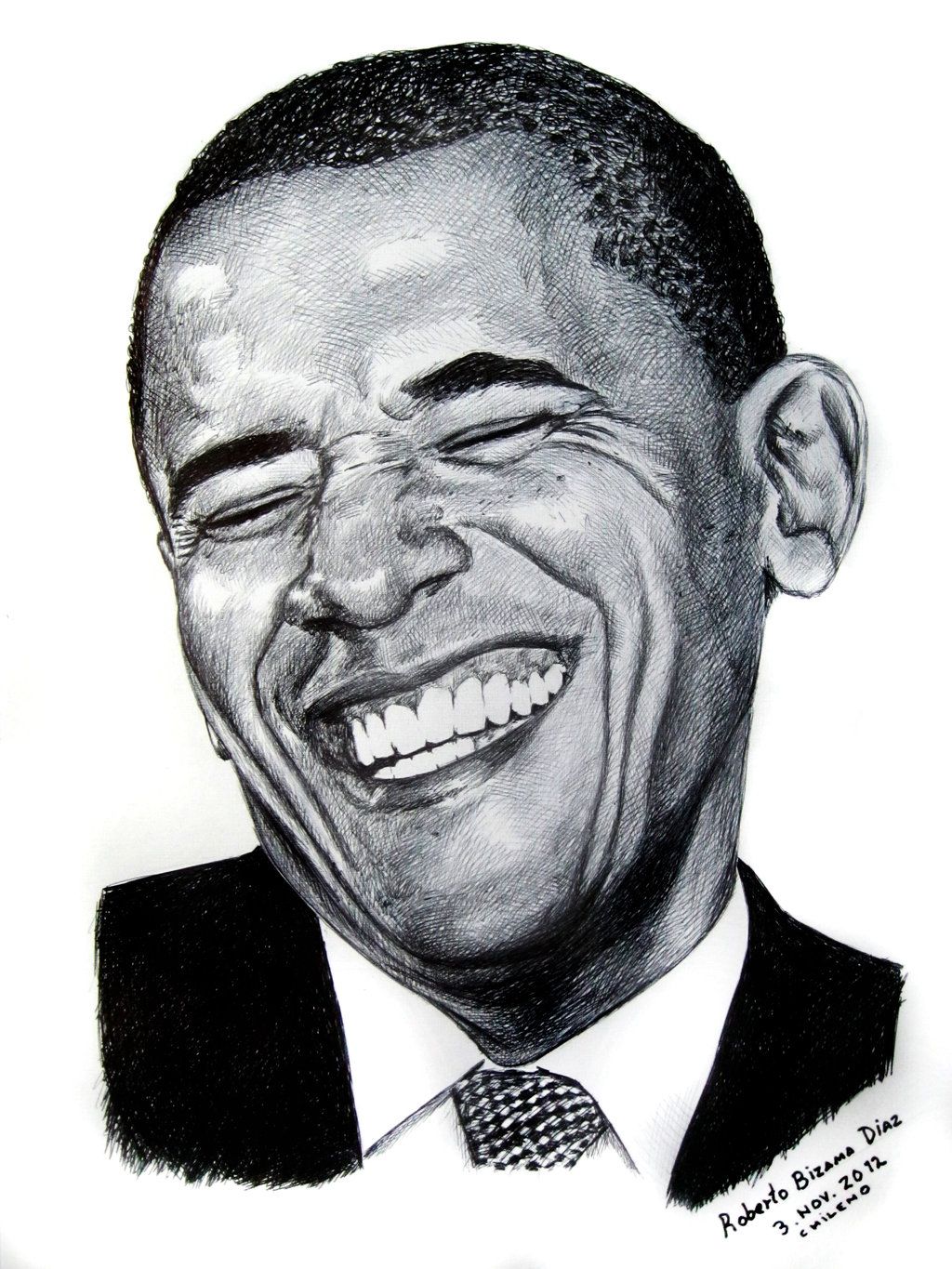 1024x1365 President Obama Drawing Obama Drawing How To Draw Michelle - Thanks Obama Painting