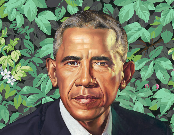 717x556 The Obama Portraits Have Boosted Attendance To The National - Thanks Obama Painting
