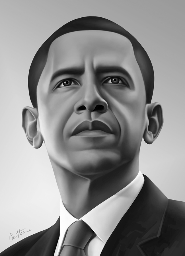650x900 Barack Obama Portrait - Thanks Obama Painting