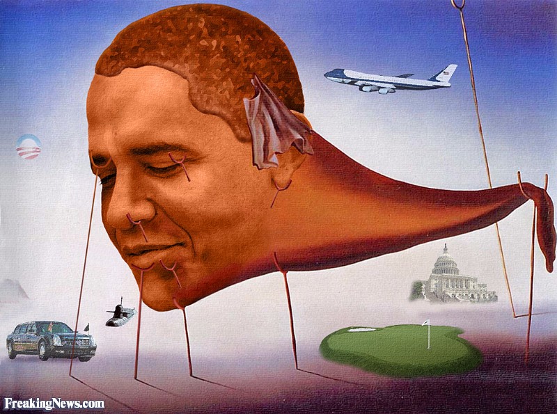 800x595 Barack Obama By Salvador Dali Pictures - Thanks Obama Painting