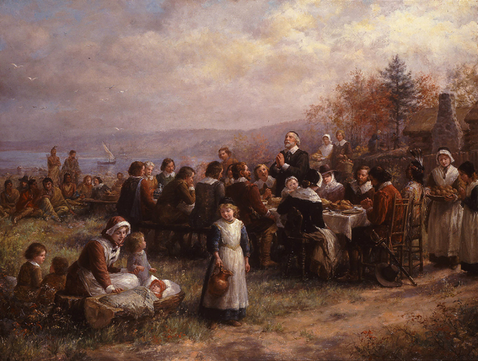 670x506 Thanksgiving - Thanksgiving Painting