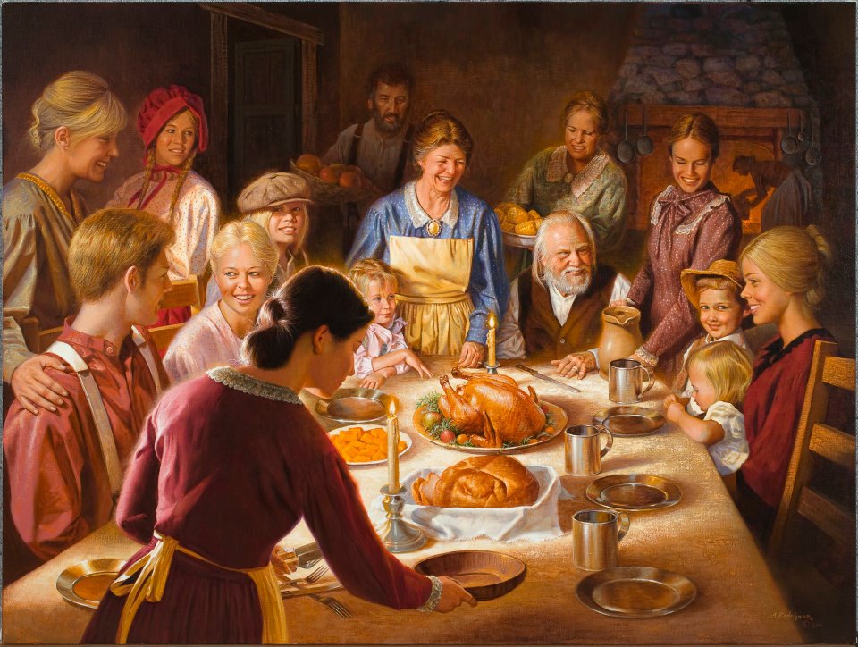 960x724 Alfredo Rodriguez Paintings - Thanksgiving Painting