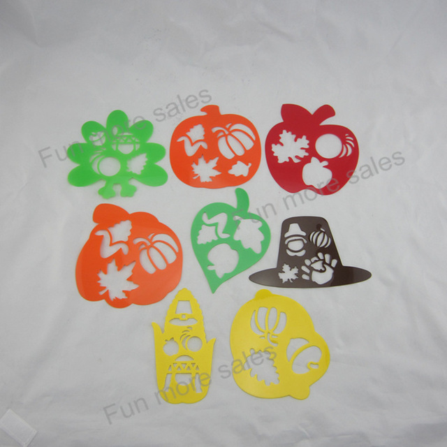 640x640 8designs Stencils Kids Fall And Thanksgiving Drawing Templates - Thanksgiving Painting For Kids
