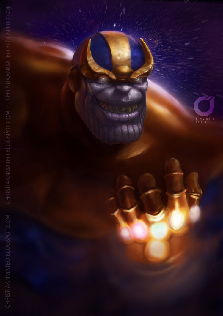 750x1064 Thanos - Thanos Painting