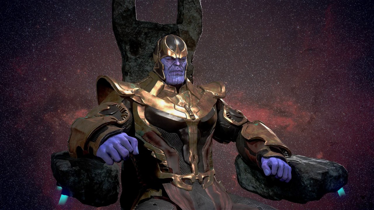 1280x720 Thanos Fan Art - Thanos Painting