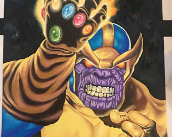 340x270 Thanos Painting Etsy - Thanos Painting