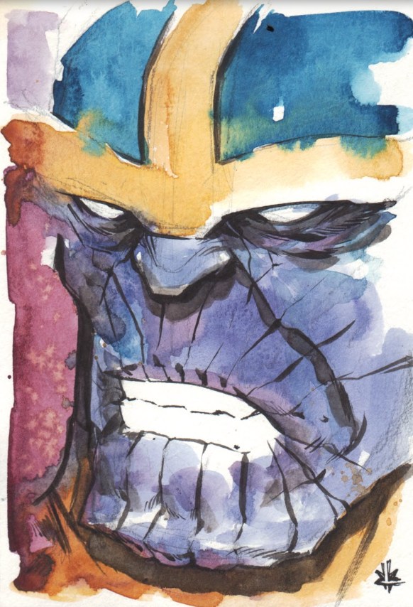 582x854 Thanos Joey Lee Cabral - Thanos Painting