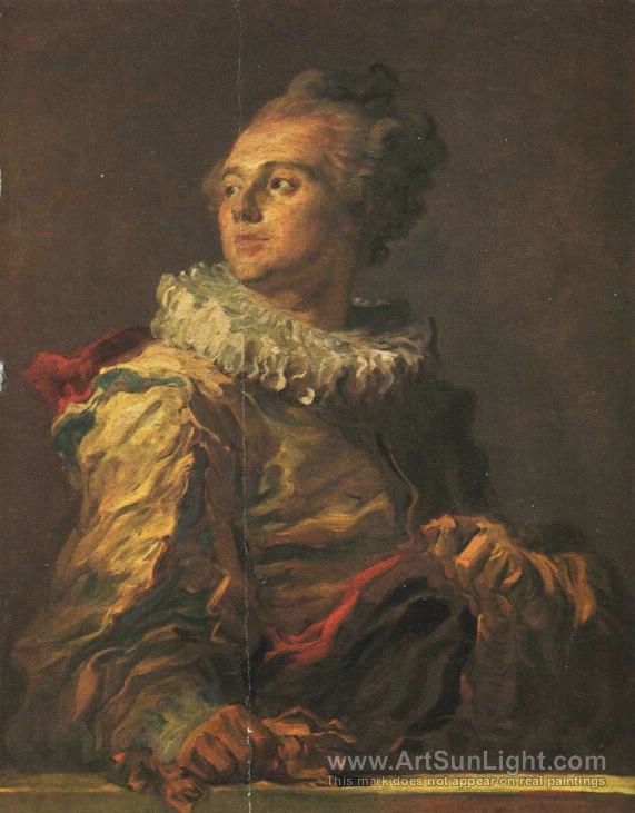 571x731 Portrait Of A Young Man (The Actor). C. 1769 - The Actor Painting