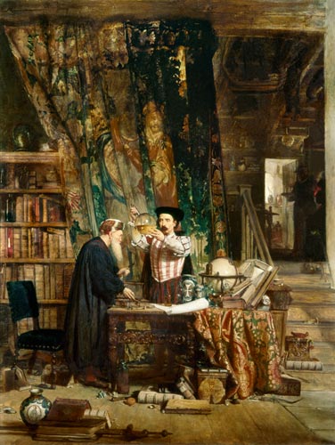 376x500 The Alchemist - The Alchemist Painting