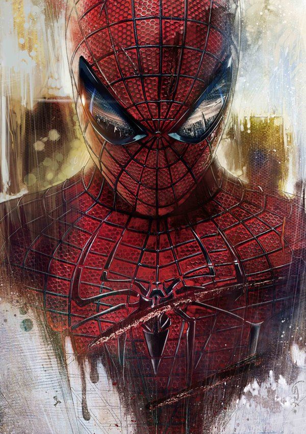 600x849 The Amazing Spidermanby ~lshgsk Digital Art Paintings - The Amazing Spider Man Painting