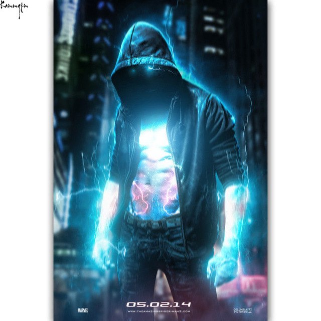 640x640 Zp500 The Amazing Spider Man Marvel Superhero New Movie Art Poster - The Amazing Spider Man Painting