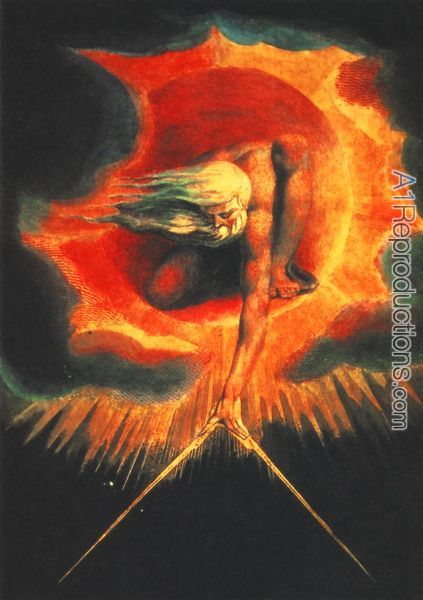 423x600 God As An Architect, Illustration From The Ancient Of Days 1794 - The Ancient Of Days Painting