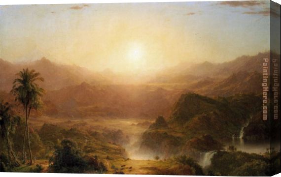 570x360 Frederic Edwin Church The Andes Of Ecuador Stretched Canvas - The Andes Of Ecuador Painting