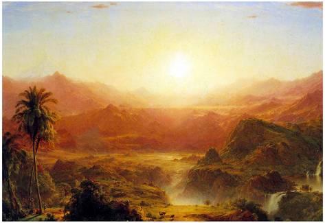473x325 Frederick Edwin Church The Andes Of Ecuador Art Print Poster Photo - The Andes Of Ecuador Painting