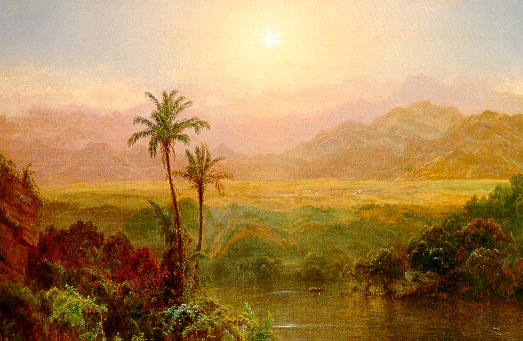 523x341 In The Andes, 1878 - The Andes Of Ecuador Painting