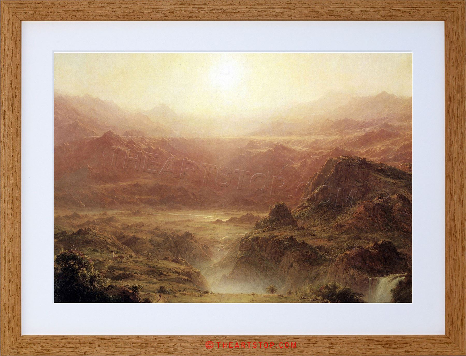 1800x1376 Painting Church Andes Ecuador Detail Framed Picture Art Print - The Andes Of Ecuador Painting