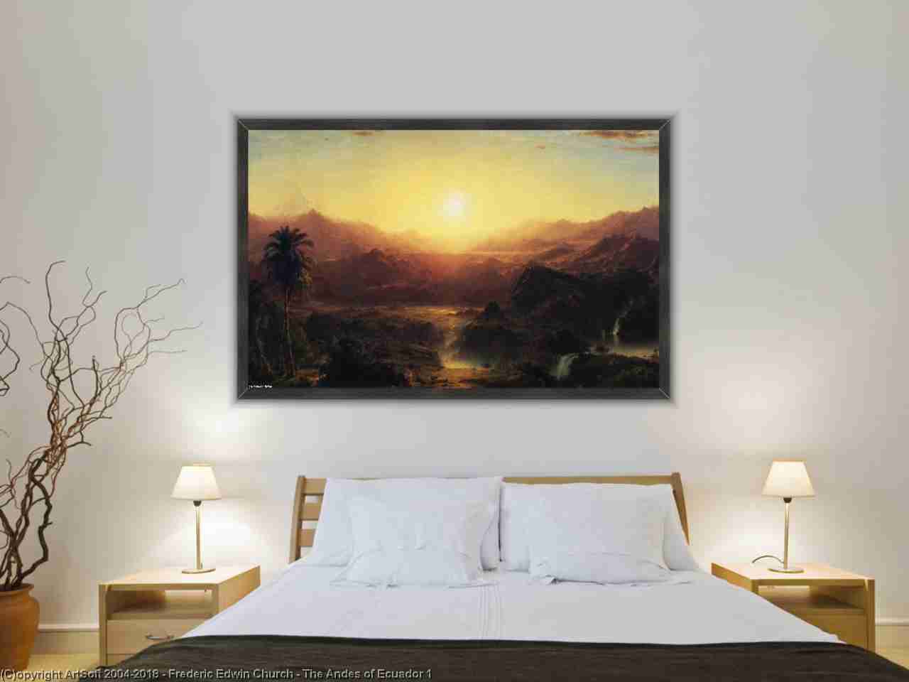 1280x960 The Andes Of Ecuador 1 By Frederic Edwin Church - The Andes Of Ecuador Painting