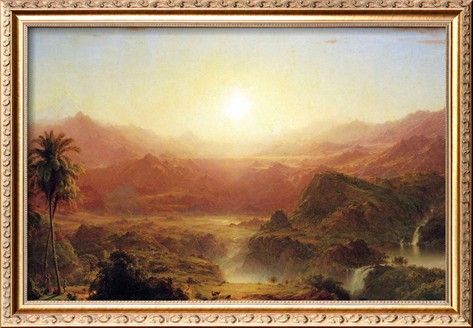 473x328 The Andes Of Ecuador By Frederic Edwin Church. One Of My Favorite - The Andes Of Ecuador Painting