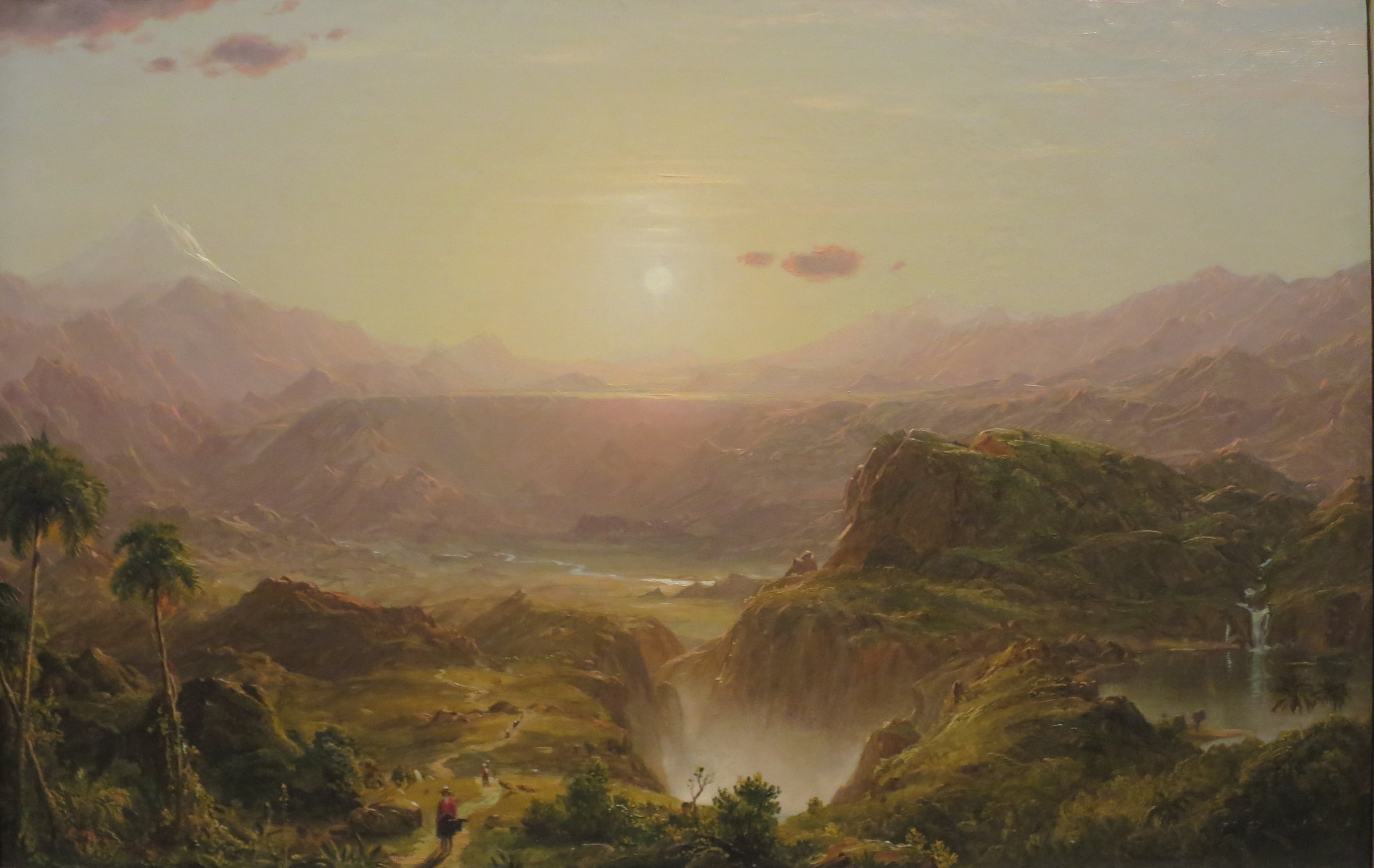 2760x1744 File'The Andes Of Ecuador', Oil On Canvas Painting By Frederic - The Andes Of Ecuador Painting