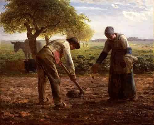 500x407 Jean Francois Millet Gallery - The Angelus Painting