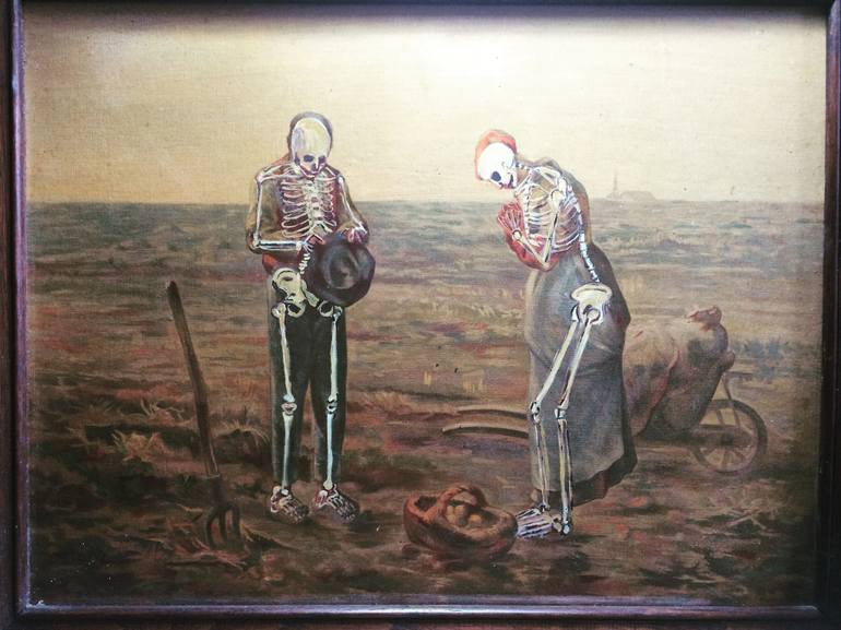 770x577 Saatchi Art L'Angelus The Future Of Small Farmers Painting By - The Angelus Painting