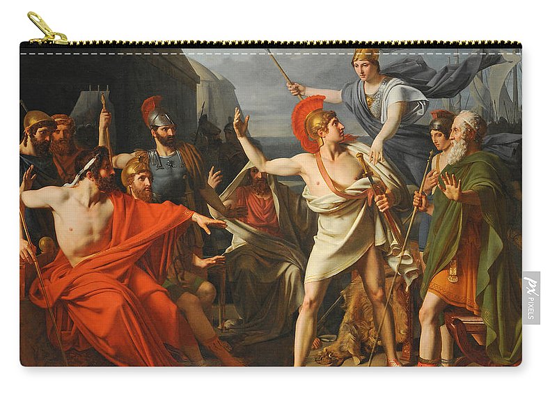 800x570 The Wrath Of Achilles Carry All Pouch For Sale By Michel Martin - The Anger Of Achilles Painting