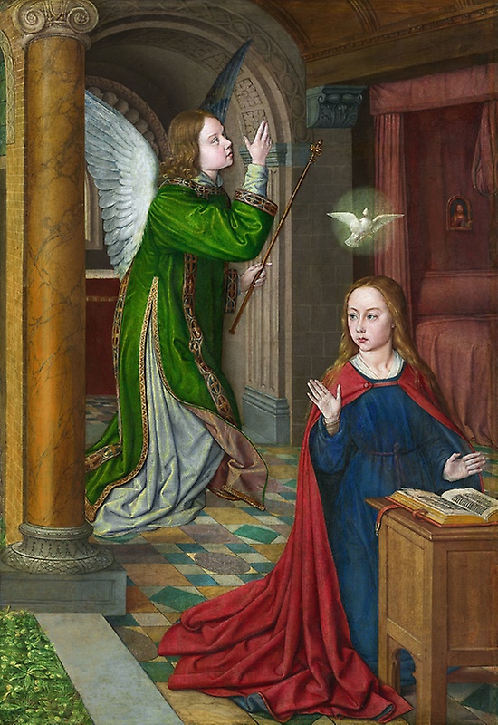 550x800 The Annunciation The Art Institute Of Chicago - The Annunciation Painting