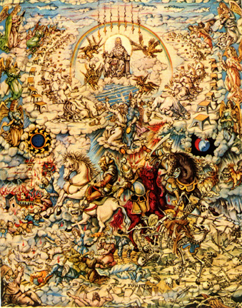 339x432 The Apocalypse Of St John Painting Cfm Gallery Leonard Foujitas - The Apocalypse Of St John Painting