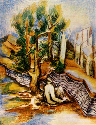 333x432 Cfm Gallery Ossip Zadkine The Apocalypse Of Saint John - The Apocalypse Of St John Painting