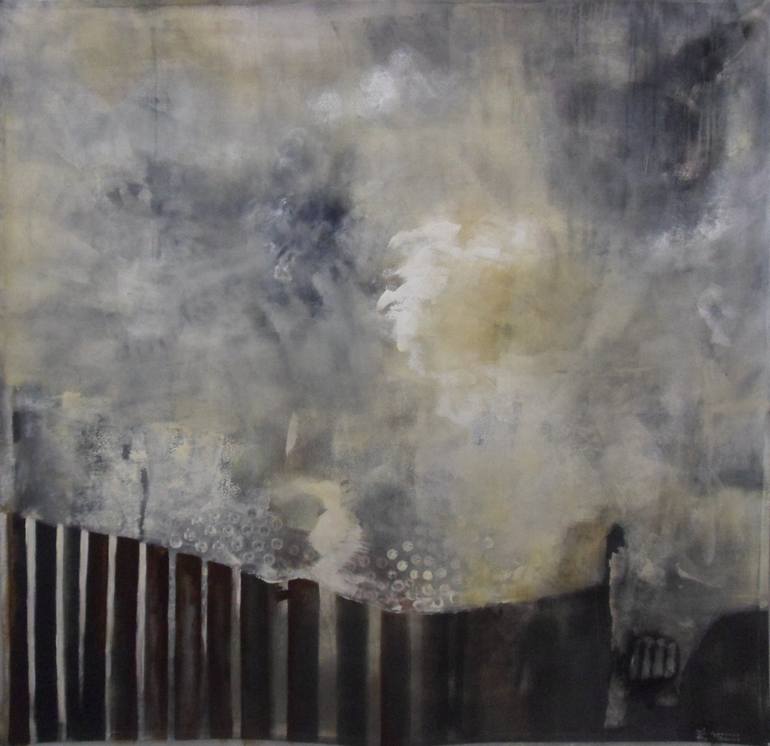 770x746 Saatchi Art Apparition Beckett Painting By Dominault Evelyne - The Apparition Painting