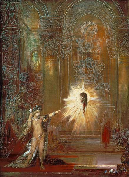 438x600 Salome Painting By Gustave Moreau G Moreau The Apparition Salome - The Apparition Painting