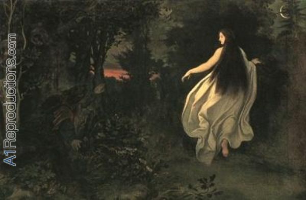 600x393 Apparition The Forest Oil Painting Reproductions, Apparition - The Apparition Painting