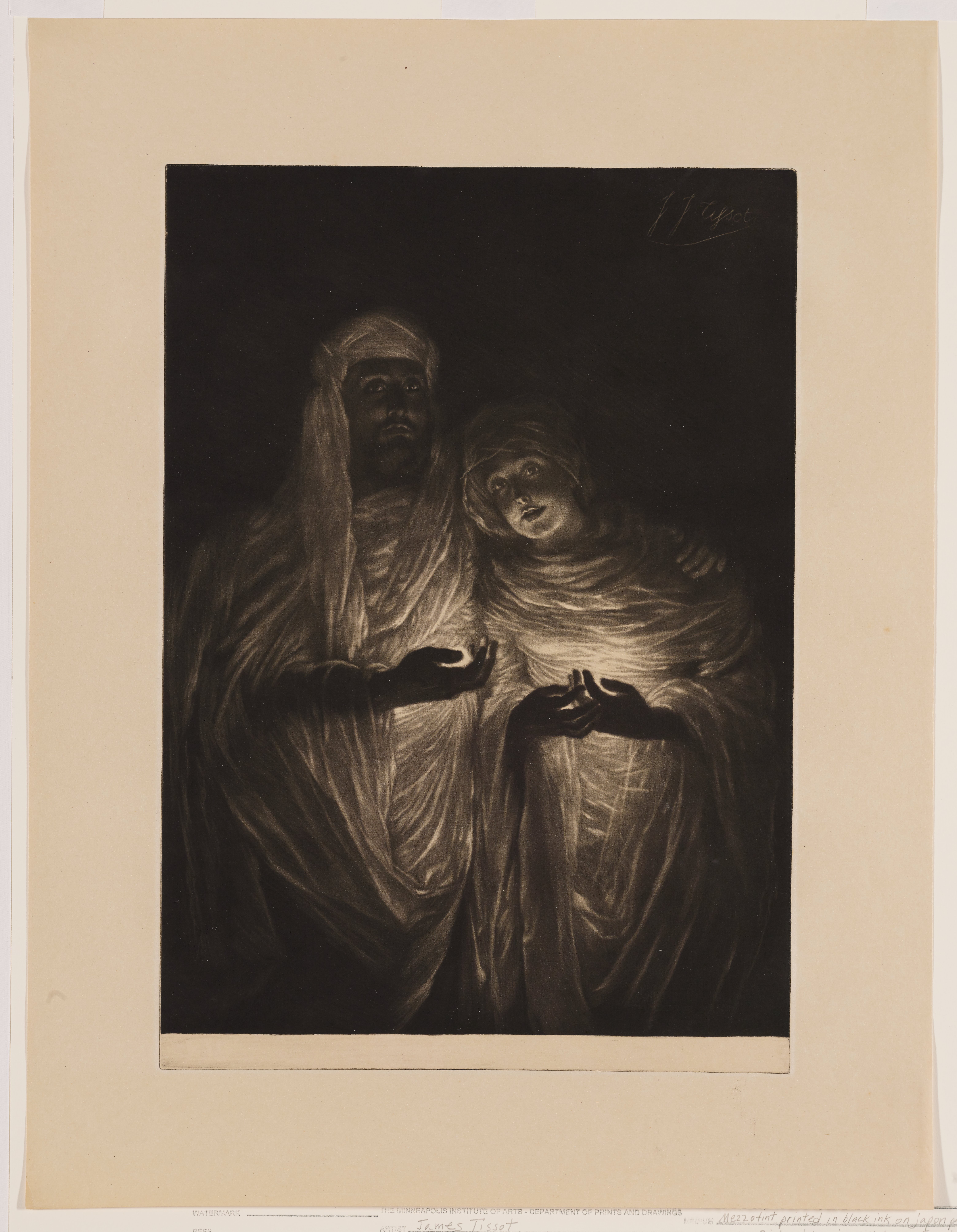 6241x8032 The Apparition, James Tissot Mia - The Apparition Painting