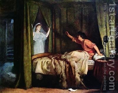 400x314 The Apparition (After) Millais, Sir John Everett Reproduction - The Apparition Painting