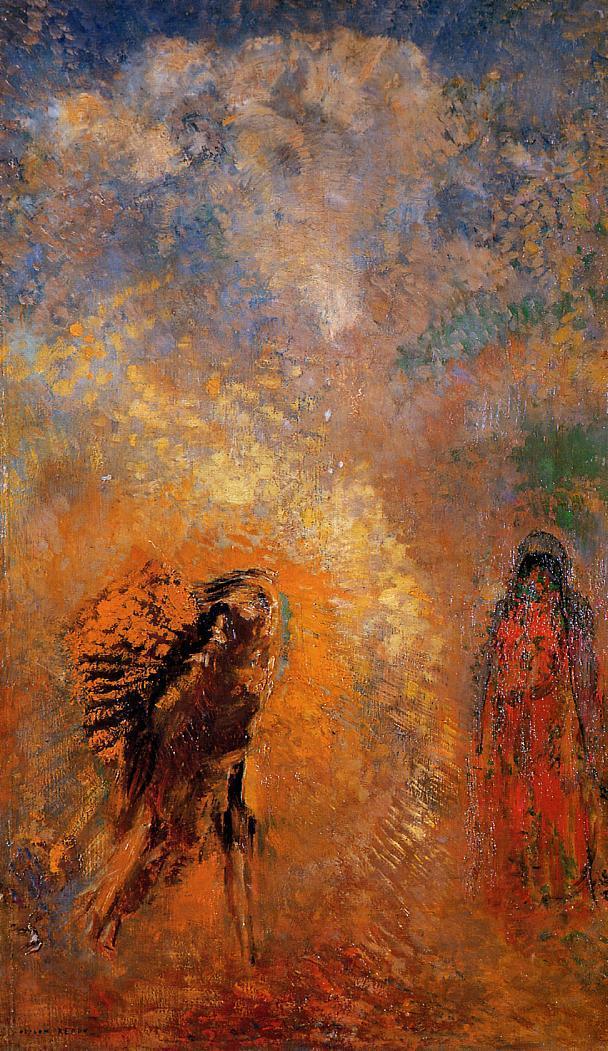 608x1051 The Apparition Painting Odilon Redon Oil Paintings - The Apparition Painting
