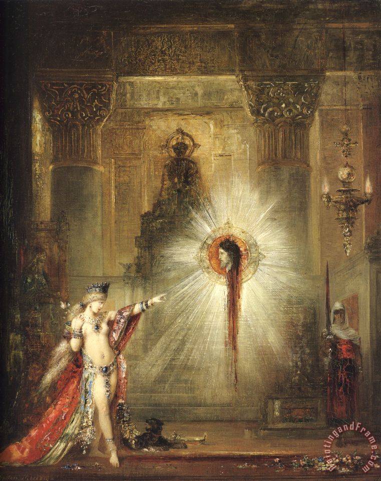 761x960 Gustave Moreau The Apparition Ii Painting - The Apparition Painting