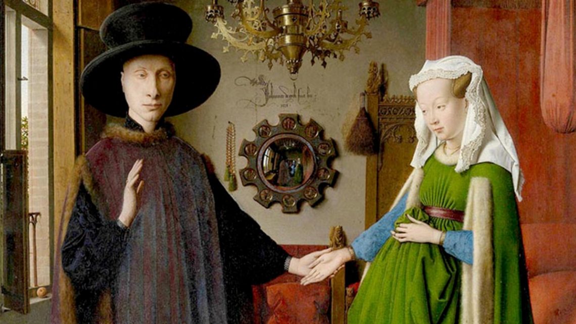 1140x642 The Arnolfini An Enigmatic Artwork To Discover - The Arnolfini Portrait Painting