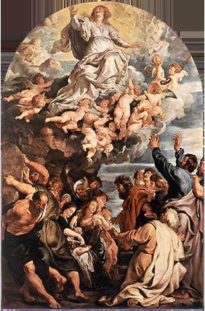 296x450 Assumption Of The Virgin Mary - The Assumption Of Mary Painting