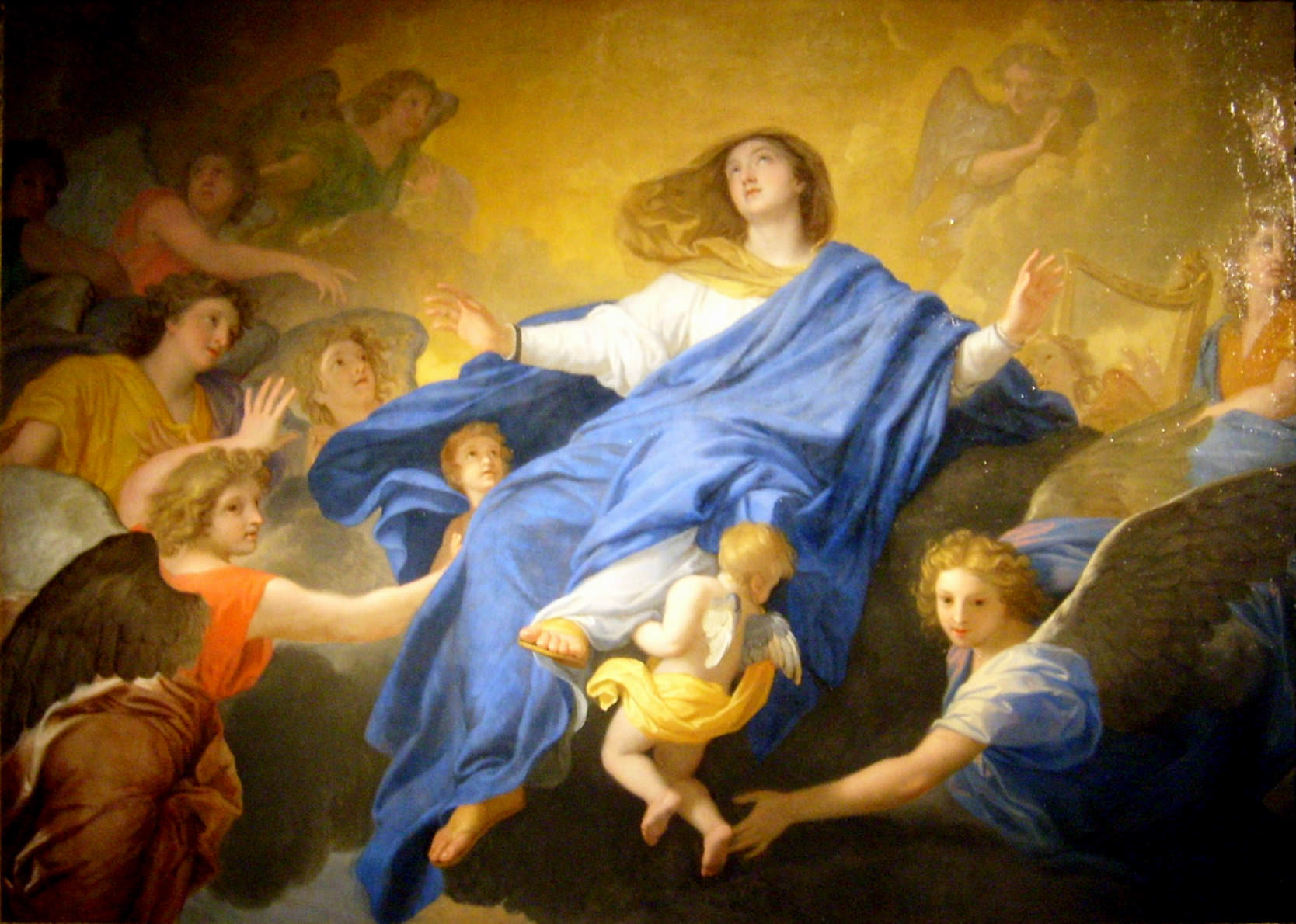 1668x1190 Dogma Of The Assumption Of Mary - The Assumption Of Mary Painting