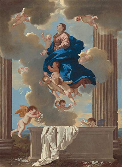 429x587 The Assumption Of The Virgin By Nicolas Poussin 32 X - The Assumption Of The Virgin Painting