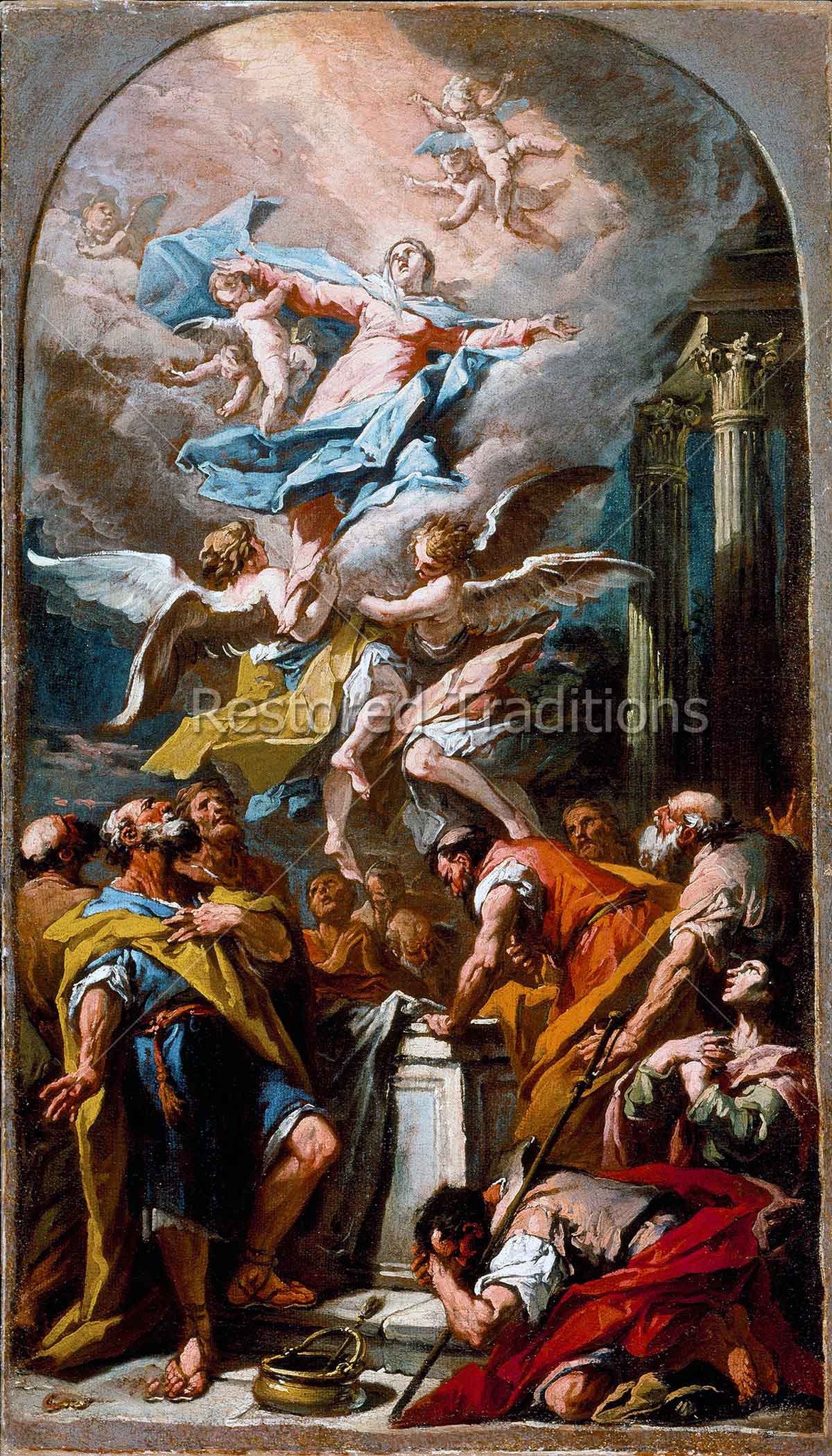 1171x2048 The Assumption Of The Virgin Download Royalty Free - The Assumption Of The Virgin Painting