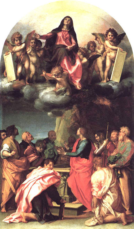 468x800 The Assumption Of The Virgin - The Assumption Of The Virgin Painting