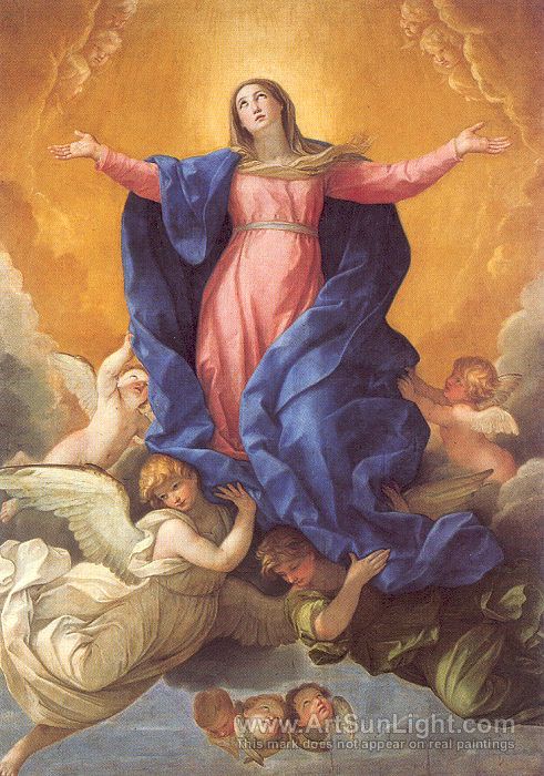 491x700 The Assumption Of The Virgin 1631 21 - The Assumption Of The Virgin Painting