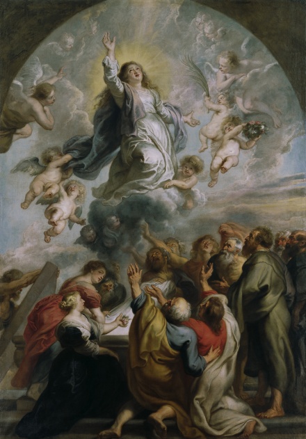 440x631 The Assumption Of The Virgin C 1637 Painting Peter Paul Rubens - The Assumption Of The Virgin Painting