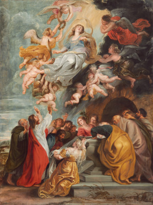 299x400 The Assumption Of The Virgin - The Assumption Of The Virgin Painting