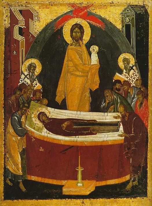 525x714 The Assumption Of The Blessed Virgin Mary By Icon Painting - The Assumption Painting