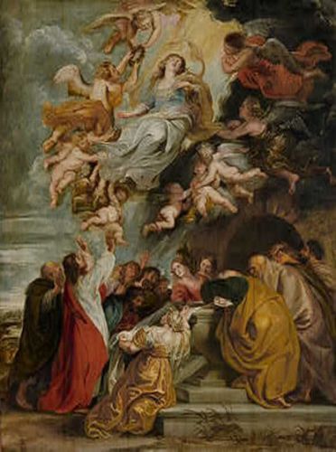 372x500 The Assumption Of The Virgin - The Assumption Painting