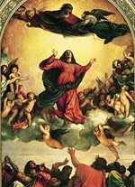150x207 Assumption Of The Virgin, Titian Interpretation, Analysis - The Assumption Painting