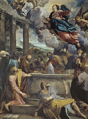 300x408 Assumption Of The Virgin (Carracci) - The Assumption Painting